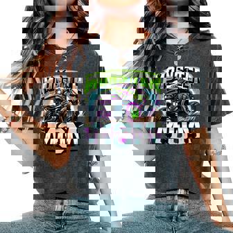 Monster Truck Race Racer Driver Mom Mother's Day Women's Oversized Comfort T-Shirt | Mazezy