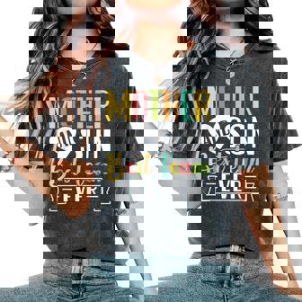 Mother & Son Best Team Ever Mom Matching Sons Mother Son Women's Oversized Comfort T-Shirt - Monsterry