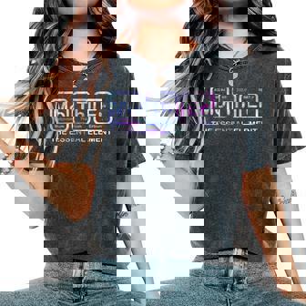 Mother The Essential Element Mom Mother Science Chemistry Women's Oversized Comfort T-Shirt - Seseable