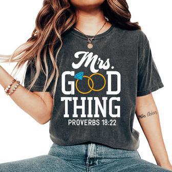 Mrs Good Thing Christian Women's Oversized Comfort T-Shirt - Thegiftio UK