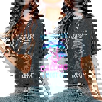 The Mushrooms Are Calling And I Must Go T-shirt oversize confortable pour femme - Cadeauxyz
