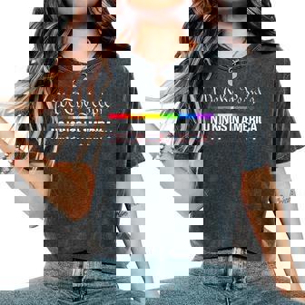 No Kings In America We The People Political Women Women's Oversized Comfort T-Shirt - Thegiftio