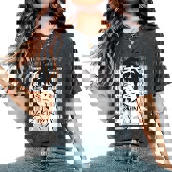 Oh No Illustration Anime Girl Sad Disappointed Confused T-shirt oversize confortable pour femme - Cadeauxyz