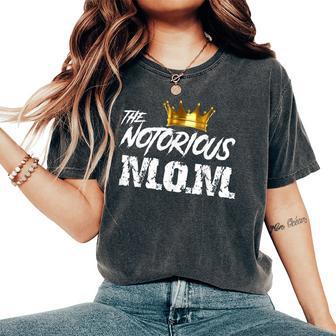 Old School Hip Hop Notorious Mom Women's Oversized Comfort T-Shirt - Thegiftio UK