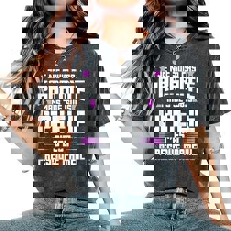 Ophélie Parfaite Citation Humour Drôle Maman Prénom Cadeau T-shirt oversize confortable pour femme - Cadeauxyz