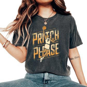 Pitch Please Lovers Basketball Usa Vintage Women Women's Oversized Comfort T-Shirt - Thegiftio UK