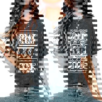 Prom Mom 2025 High School Event Dance Celebration Women's Oversized Comfort T-Shirt - Thegiftio