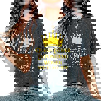 Queen Esther Empowering Happy Purim Feminist Costume Women's Oversized Comfort T-Shirt - Thegiftio