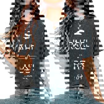 Rachel Or Bust Shirt Nevada Area 51 Alien UFO Festival Gear Women's Oversized Comfort Colors T-Shirt - Monsterry