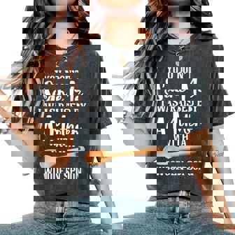 I Was Raised By A German Mother With A Wooden Spoon Women's Oversized Comfort T-Shirt - Thegiftio