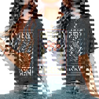 Resist Fascism Protest Trump Anti Trump Women's Oversized Comfort T-Shirt | Seseable UK
