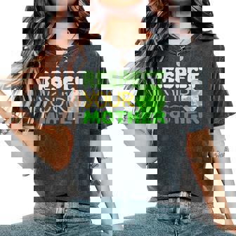 Respect Your Mother Earth Day Women's Oversized Comfort T-Shirt - Thegiftio UK
