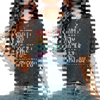 Retro You Low Key Love Math Bruh Math Teacher Nerdy Math Women's Oversized Comfort T-Shirt | Seseable UK