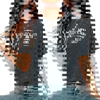 Retro Vintage Distressed Gulf Of Mexico Est 1550 Women Women's Oversized Comfort T-Shirt - Thegiftio UK
