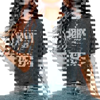Rockin' Since 1975Intage Rock Music Fan 47 Cumpleaños Cuello Camiseta extragrande cómoda para mujer - Regaloses