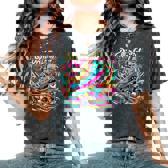 Roller Girl Roller Skates 90S 80S Women's Oversized Comfort T-Shirt - Seseable