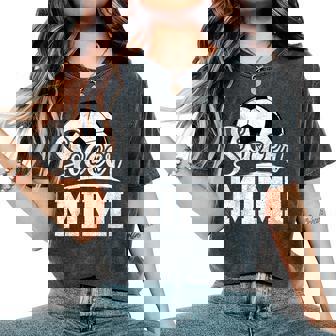 Soccer Mimi Soccer Player Game Day Mother's Day Women's Oversized Comfort T-Shirt | Mazezy