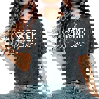 Soccer Tia Of A Soccer Player Tia Soccer Tia Aunt Women's Oversized Comfort T-Shirt - Thegiftio