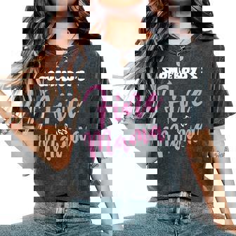 Somebodys Fine Ass Mama Saying Milf-Hot Pink Momma Women's Oversized Comfort T-Shirt - Seseable