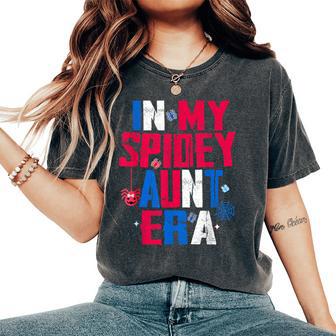 In My Spidey Aunt Auntie Matching Party Women's Oversized Comfort T-Shirt - Thegiftio UK