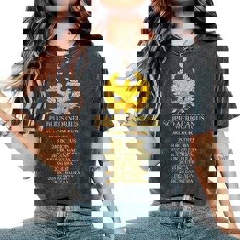 Spqr Gira Mundial Scipio Africanus De La Antigua Roma Sin Mangas Camiseta extragrande cómoda para mujer - Regaloses