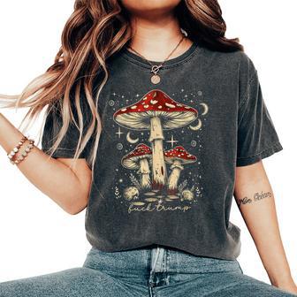 Subtle Boho Flowers Anti Trump Anti Maga Women's Oversized Comfort T-Shirt - Thegiftio UK