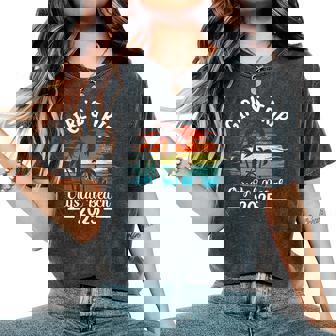 Summer Vacation Girls Trip 2025 Texas Crystal Beach Women's Oversized Comfort T-Shirt | Mazezy