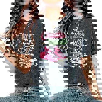 Vintage Chucks And Pearls 2025 Happy New Year 2025 Women's Oversized Comfort T-Shirt | Seseable CA