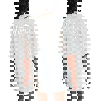 Auntie Christmas Mother's Day Birthday Nephew Niece Women's Oversized Comfort T-Shirt Back Print - Thegiftio