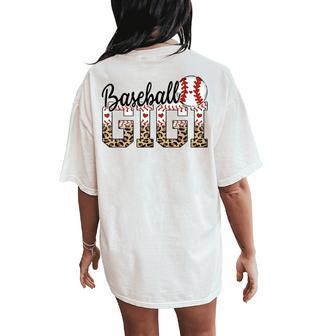 Baseball Gigi Ballpark Gigi Baseball Mom Mother's Day Women's Oversized Comfort T-Shirt Back Print - Thegiftio UK