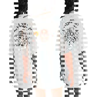 Calm Your Mitts Baseball Mom Sport Lover Women's Oversized Comfort T-Shirt Back Print | Mazezy