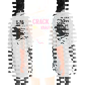 Crack This Not Drugs Holy Bible Christian God Women's Oversized Comfort T-Shirt Back Print - Monsterry