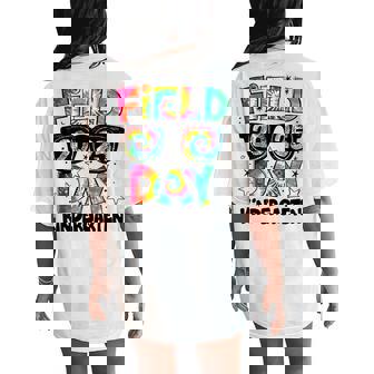 Field Day Kindergarten Field Trip Fun Day Teacher Student Women's Oversized Comfort T-Shirt Back Print - Thegiftio