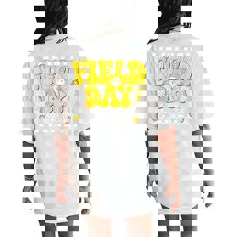 Field Day Trip Yellow Team Color Game Competition Boys Girls Women's Oversized Comfort T-Shirt Back Print - Thegiftio UK