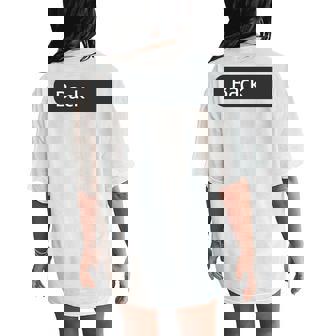 Somebody's Mean Ass Mama Retro Mom Mother's Day Women's Oversized Comfort T-Shirt Back Print - Thegiftio