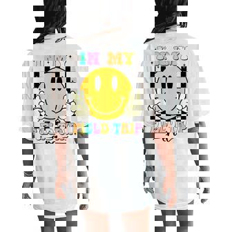 Groovy In My Field Trip Era Field Day Teachers Boys Girls Women's Oversized Comfort T-Shirt Back Print | Mazezy