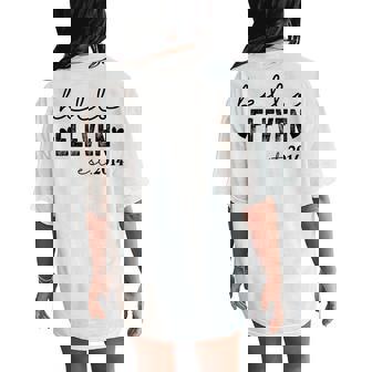 Hello Eleven Est 2014 11 Years Old 11Th Birthday Girls Boys Women's Oversized Comfort T-Shirt Back Print | Seseable UK