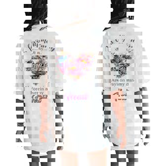 In Loving Memory Of My Mom And Dad Memorial Women Women's Oversized Comfort T-Shirt Back Print - Thegiftio