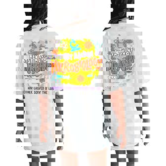Microbiology Bacteria Infection Control Nurse Lab Week 2025 Women's Oversized Comfort T-Shirt Back Print | Seseable UK