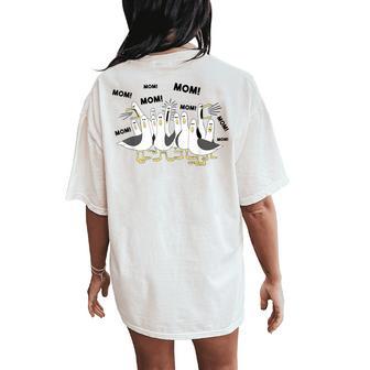 Mom Mom Mom Seagulls Finding Mother's Day Women's Oversized Comfort T-Shirt Back Print - Thegiftio UK