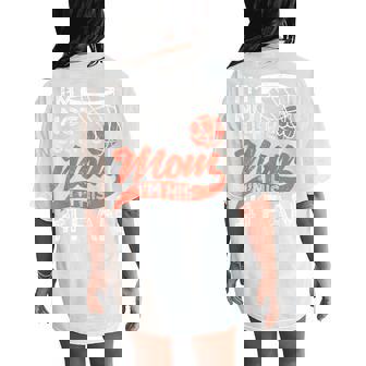 Mother Player Mother's Day Basketball Mom Number One Fan Women's Oversized Comfort T-Shirt Back Print | Seseable UK