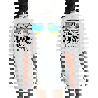 Nana Off Duty Sunglasses Palm Tree Beach Sunset Mother's Day Women's Oversized Comfort T-Shirt Back Print - Thegiftio UK