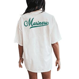 Proud Mariner Co-Workers Throwback Vintage Women's Oversized Comfort T-Shirt Back Print - Thegiftio UK