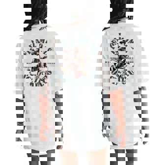 Raccoon Feral Moms Social Club Trendy Mom Mama Women's Oversized Comfort T-Shirt Back Print | Seseable FR