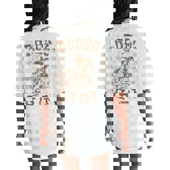 Rodeo Gigi Western Cowboy Family Matching Mother's Day Women's Oversized Comfort T-Shirt Back Print | Seseable UK