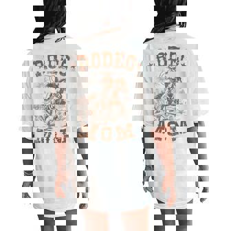 Rodeo Mom Western Cowboy Mommy Family Matching Mother's Day Women's Oversized Comfort T-Shirt Back Print | Seseable UK