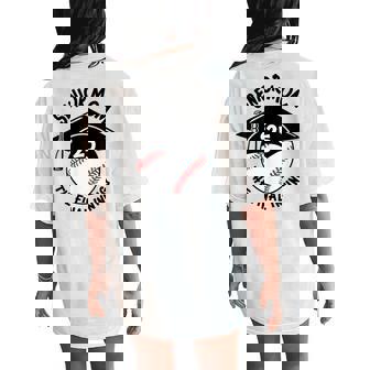 Senior Mom The Final Inning Baseball Class Of 2025 Womens Women's Oversized Comfort T-Shirt Back Print - Monsterry