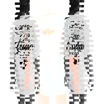 Soon To Be Great Grandma 2025 Mother's Day For New Grandma Women's Oversized Comfort T-Shirt Back Print - Thegiftio