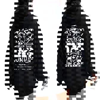 102 Day Of 2Nd Grade 100 Days Smarter Teacher Dalmatian Dog Women Oversized Hoodie Back Print | Mazezy