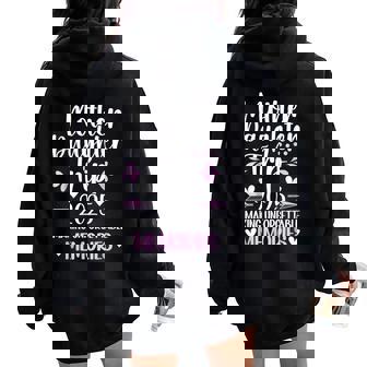 2025 Matching Mother Daughter Trip Mom Daughter Vacation Women Oversized Hoodie Back Print - Seseable